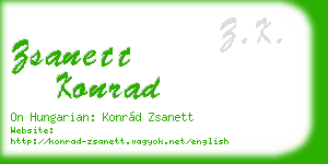 zsanett konrad business card