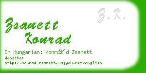 zsanett konrad business card
